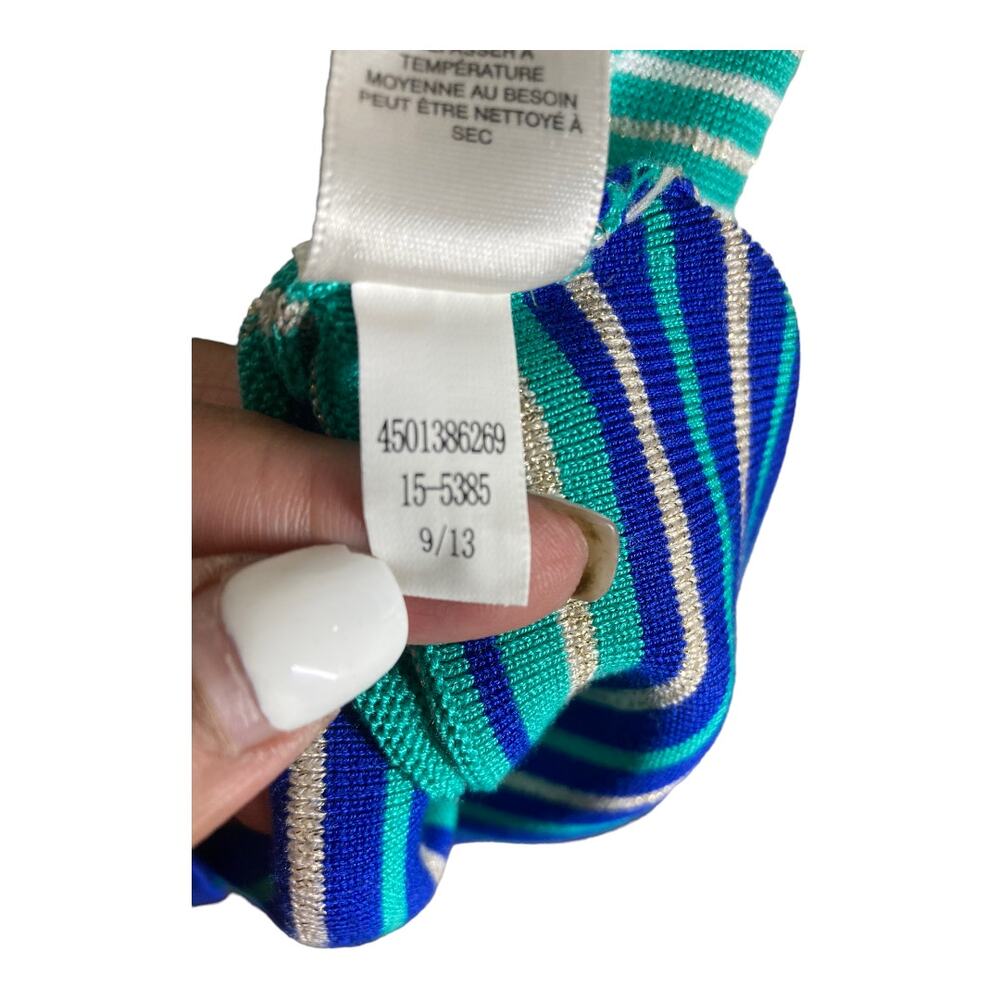 WHBM Perl Dust Color Block Stripe Sweater NWT - image 6